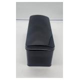 Modern Black Metal Bread Box - Retail: $15