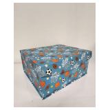 Sports Theme Nesting Storage Box L- Retail: $20