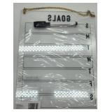 Clear Plastic Dry Erase Calendar Board - Retail: $10