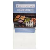 Charcoal Companion Stainless Steel Searing Toppers - Set of 2 - Retail: $15