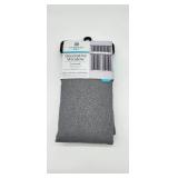 Comfort Bay Gray Textured Window Curtain 3-Piece Set - Retail: $15