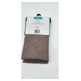 Comfort Bay 3-Piece Textured Window Curtain Set Brown Color - Retail: $12