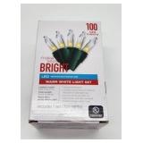 100 LED Warm White String Lights 2 Box Set - Retail: $8