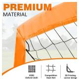 BOHEN 9x5 FT Kids Soccer Goals with Carry Bag, Portable Folding Soccer Net for Backyard Training, Indoor/Outdoor Use for Youth and Adult