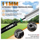 BOHEN 9x5 FT Kids Soccer Goals with Carry Bag, Portable Folding Soccer Net for Backyard Training, Indoor/Outdoor Use for Youth and Adult