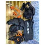 BOHEN 9x5 FT Kids Soccer Goals with Carry Bag, Portable Folding Soccer Net for Backyard Training, Indoor/Outdoor Use for Youth and Adult