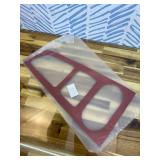 NVCNX Real Carbon Fiber Compatible with Audi B9 A4 S4 A5 S5 2020-2025 / RS5 2021-2025 2022 2023 2024 Car Center Console Gear Shift Panel Cover Sticker Decal Interior Trim Accessories 1PC