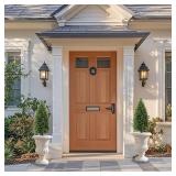 Retails for $109! 3ft Artificial Topiary Trees Artificial Cedar Trees UV Resistant Bushes Potted Set of 2 Faux Shrubs for Outdoor Indoor Front Porch Garden