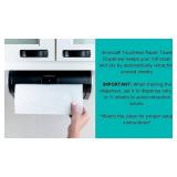 Innovia Automatic Paper Towel Dispenser. Touchless Technology. Works with Most Paper Towel Brands and Sizes. Dispenses The Number of Sheets You Need. Black, Under Cabinet Mounted.