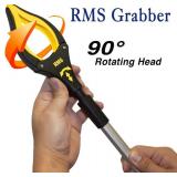 RMS 2-Pack 32 Inch Extra Long Grabber Reacher with Rotating Jaw - Mobility Aid Reaching Assist Tool (Yellow)