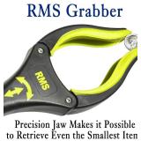 RMS 2-Pack 32 Inch Extra Long Grabber Reacher with Rotating Jaw - Mobility Aid Reaching Assist Tool (Yellow)