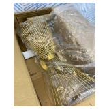 YUBOLE Brass 2-Light Vanity Light Mid-Century Modern Starburst Wall Sconce Lamp Sunburst Sconce Art Decor