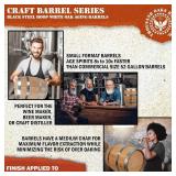 1 Gallon Oak Aging Barrel (5 Liter) with Stand, Bung and Spigot - Wooden Mini Whiskey Barrel - Charred Oak Barrels for Aging Whiskey, Bourbon, Cocktails, Rum, Tequila, Mead Wine