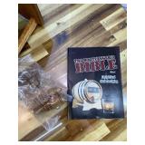 1 Gallon Oak Aging Barrel (5 Liter) with Stand, Bung and Spigot - Wooden Mini Whiskey Barrel - Charred Oak Barrels for Aging Whiskey, Bourbon, Cocktails, Rum, Tequila, Mead Wine