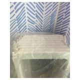 Retails for $199! Jalove 30" H Clear Dog Playpen Acrylic Puppy Playpen Indoor, 8 PCS Easy Assemble Cat Rabbit Ferret Pet Play Pen, Plastic Dog Fence Crate Kennel Whelping Cage Enclosure for Small & Me