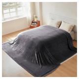 COOVA Oversized King Fleece Blanket 120x120 inches, Soft Cozy Warm Giant Extra Large 10