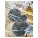 DMI Utility Cart with Wheels to be used for Shopping, Grocery, Laundry and Stair Climber Cart, Weighs 7.5 Pounds but holds up to 90 Pounds, Compact and Foldable, Black