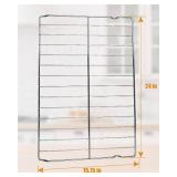 W10256908 Oven Rack Fit for Whirlpool Range Stove Oven, 24 x 15.75 Inch Oven Baking Rack Replace W10138079, 3195710, W10179196, 304 Stainless Steel, 1 Pcs