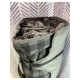 Retails for $130! Double Camping Chair, Padded Loveseat Camping Couch, Oversized 2 Person Camp Chairs with 2 in 1 Carry Bag, Heavy Duty Folding Lawn Chair Outdoor Sofa with Cup Holders for Adults Pati