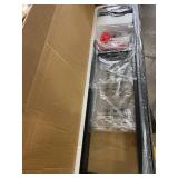 Console Table, 1 Pack Narrow Sofa Table, 43.3 Entrance Table with Power Station, Behind Couch Table, for Living Room, Hallway, Entryway, Foyer, Greige and Black CTHG112E01S2