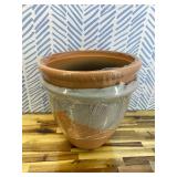 Worth Garden 2-Pack 15" Dia. Round Planters - Large Plastic Plant Pots with Drainage Hole for Indoor & Outdoor Use- Lightweight Decorative Flower Tree Containers for Porch, Patio, Yard, or Deck