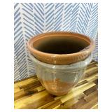 Worth Garden 2-Pack 15" Dia. Round Planters - Large Plastic Plant Pots with Drainage Hole for Indoor & Outdoor Use- Lightweight Decorative Flower Tree Containers for Porch, Patio, Yard, or Deck