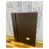 KINGFOM Ultra-Smooth PU Leather Desk Pad & Mat Office Desk Drawing & Writing Board A3/ A4 File Paper Clip Table Protector Mat on Top Large 24