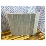 Large Stone Dish Drying Mat 23x15.3 Inch for Kitchen Counter & Sink Collapsible Quick-Dry Diatomaceous Earth Pad Eco-Friendly Absorbent Mat for Dishes Cups Bottles (Light Gray, 23" x 15.3")