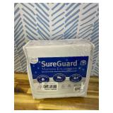King (17-20 in. Deep) SureGuard Mattress Encasement - 100% Waterproof, Bed Bug Proof, Hypoallergenic - Premium Zippered Six-Sided Cover