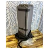 Pamo Babe Portable Crib Baby Playpen with Mattress and Carry Bag Grey