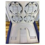 Retails for $110! The Lazy Susan Revolution - Full Set - Dark Gray - The First Patented Lazy Susan Turntable Expandable for Rectangular & Oblong Tables - Kitchen & Dining Tables - Great Gift! Parties 