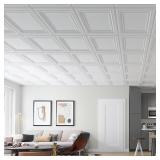 Art3d PVC Ceiling Tiles, 2