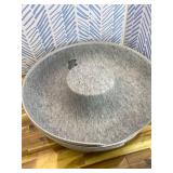 Large Cat Tunnel Bed for Indoor Cats, Scratch Resistant Donut Cat Bed, Up to 30 Lbs (L 24x24x11, Light Grey)