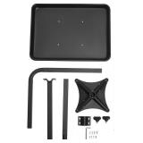 Retails for $109! Styling Chair Tray Large Capacity Hairdressing Tools Storage Adjustable Metal Salon Tray Strong Chair Attachment for Hair Coloring and Styling in Professional Salons