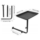 Retails for $109! Styling Chair Tray Large Capacity Hairdressing Tools Storage Adjustable Metal Salon Tray Strong Chair Attachment for Hair Coloring and Styling in Professional Salons