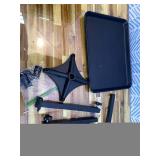 Retails for $109! Styling Chair Tray Large Capacity Hairdressing Tools Storage Adjustable Metal Salon Tray Strong Chair Attachment for Hair Coloring and Styling in Professional Salons