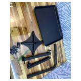 Retails for $109! Styling Chair Tray Large Capacity Hairdressing Tools Storage Adjustable Metal Salon Tray Strong Chair Attachment for Hair Coloring and Styling in Professional Salons