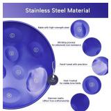 Retails for $139! Suttaya 9-Note Steelpan (Steel Drum) with Stand - Educational Musical Instrument for Beginners