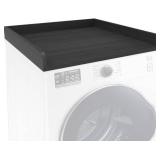 Washer Dryer Countertop Only, 27.5" x 27.5" Laundry Room Countertop for Folding, Washer and Dryer Countertop Single with Non-Slip Pads, Easy Install Washer and Dryer Topper with Edge Rails Black