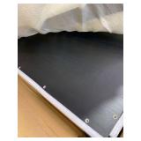 Washer Dryer Countertop Only, 27.5" x 27.5" Laundry Room Countertop for Folding, Washer and Dryer Countertop Single with Non-Slip Pads, Easy Install Washer and Dryer Topper with Edge Rails Black