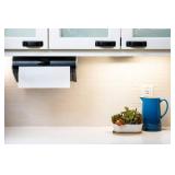 Innovia Automatic Paper Towel Dispenser. Touchless Technology. Works with Most Paper Towel Brands and Sizes. Dispenses The Number of Sheets You Need. Black, Under Cabinet Mounted.