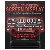 Retails for $300! YESWELDER 185A MIG Welder, Flux Core MIG/Gas MIG/Spool Gun MIG/Lift TIG/Stick 5 in 1 Multi-process Aluminum Welding Machine, LED Digital Display Synergic Control 110V/220V Dual Volta