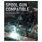 Retails for $300! YESWELDER 185A MIG Welder, Flux Core MIG/Gas MIG/Spool Gun MIG/Lift TIG/Stick 5 in 1 Multi-process Aluminum Welding Machine, LED Digital Display Synergic Control 110V/220V Dual Volta