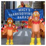 anroog Inflatable Costume for Adult Turkey Costume Halloween Turkey Thanksgiving Parade Blow up Costumes Suit Men Women Cosplay Party