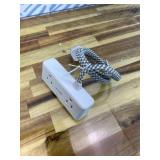 Flat Extension Cord 3 feet, Flat Plug Power Strip, 4 Widely Outlets with 3 USB Ports (2 USB C), 3 Side Outlet Extender with Extension Cord with Multiple Outlets for Home, Office, Dorm Room Essentials