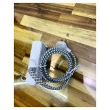 Flat Extension Cord 3 feet, Flat Plug Power Strip, 4 Widely Outlets with 3 USB Ports (2 USB C), 3 Side Outlet Extender with Extension Cord with Multiple Outlets for Home, Office, Dorm Room Essentials