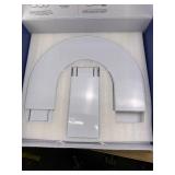 Retails for $110! The Lazy Susan Revolution - Full Set - White - The First Patented Lazy Susan Turntable Expandable for Rectangular & Oblong Tables - Kitchen & Dining Tables - Great Gift! Parties & Ga