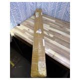 10 Pcs Retail Gondola Shelf Front Wire Fence Guard Rail 48" x 3" Sturdy Metal Supermarket Guardrail Chrome Commodity Organization Baffle Display Enhancer for Retail Stores Fruit Fresh Food