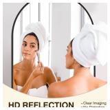 Retails for $110! FICTOR Bathroom Mirror for Wall,2 Pack 24 x36 Arched Vanity Bathroom Mirror for Over Sink, Metal Framed with HD Shatter-Proof Glass for Entryway, Living Room,Bedroom(Black)