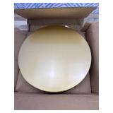 15.7 Gold Cake Stand, Metal Cupcake Dessert Stand Cake Display Holder, Cookies Fruit Serving Tray Decor Candy Table Display for Wedding Party Birthday Housewarming Anniversary (15.7in)